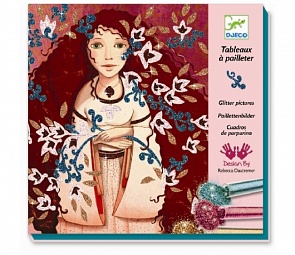 Набор для творчества с блестками Золото и шелк (Djeco, 09505k)